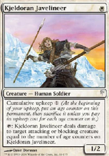 KJELDORAN JAVELINEER FOIL Coldsnap MTG Magic the Gathering Cards DJMagic - Image 1 of 1