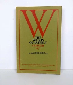 The Wilson Quarterly Summer 1977, Volume 1, Number 4, Japan, Environment - Imagen 1 de 9