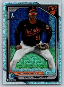 2024  Bowman Chrome Mojo Refractor Emilio Sanchez #BCP-241 - Picture 1 of 2