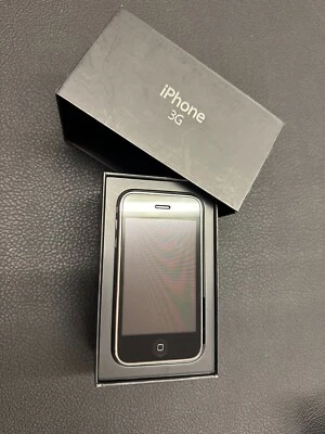 I Phone 3 g neu schwarz in Originalverpackung/ Sammlerstück - Bild 1 von 4