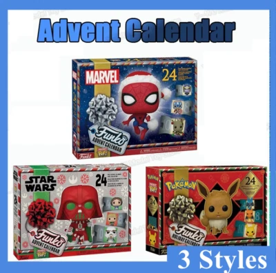 Christmas Advent Calendar Surprise Blind Box Spider Man Action Figure Child Gift