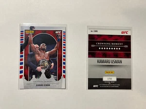 KAMARU USMAN 2022 Panini Instant UFC Crowning Moment 1/700 Club Card #CM6 - Picture 1 of 4