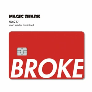 Credit Card SMART Sticker skin protector pre-cut small chip (FRONT ONLY) - Picture 1 of 1