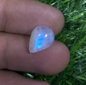 Natural Moonstone Loose Gemstone African Blue Fire Making Jewelry Stone 5.20 Cts - Picture 1 of 9