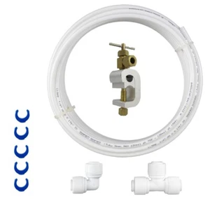 American Fridge Freezer Water Filter Connection Plumbing Kit include 10m Tubing - Picture 1 of 8