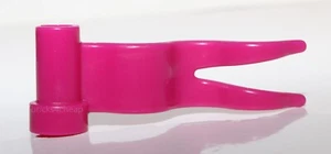 Lego 4x Magenta 4 x 1 Wavy Flag - Picture 1 of 1