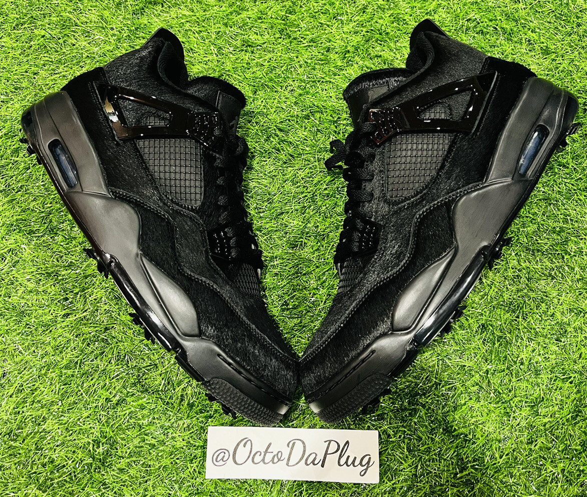 Jordan 4 Golf Black Cat for Sale | Authenticity Guaranteed Jordan 4 Golf Black Cat for Sale | Authenticity Guaranteed