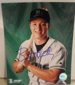 FOTO DE BÉISBOL FIRMADA POR LOS TAMPA BAY RAYS 2001-2003 ABBERNATHY, BRENT - Imagen 1 de 1