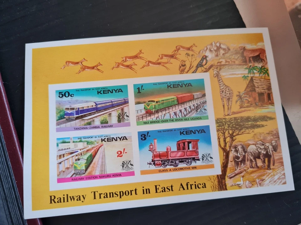 KENYA 1976 SG MS70 RAILWAY TRANSPORT MNH - Image 1 of 1
