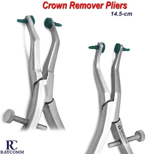 Alicates de extracción de puente de corona dental puntas de goma fórceps con 4 almohadillas suaves - Imagen 1 de 5