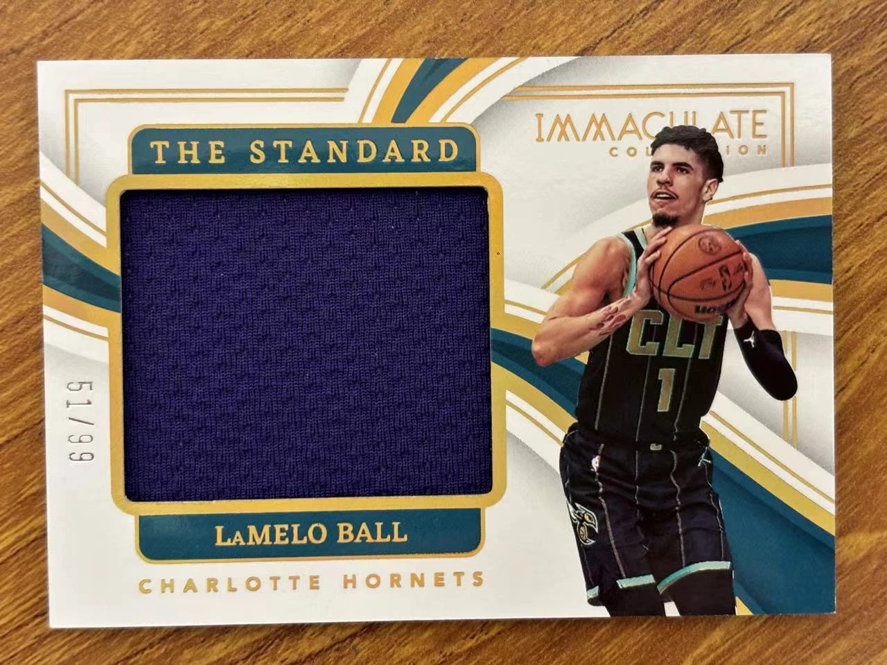 22-23 Panini Immaculate LaMelo Ball The Standard 51/99 GU CTF