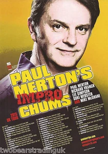 Folleto de promoción de eventos: Paul Merton's Impro Chums - gira por el Reino Unido 2015 - Imagen 1 de 2