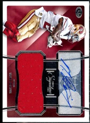 Mike Davis JSY AU Rookie Card 2015 Donruss Signature Series #469  - Image 1 of 2