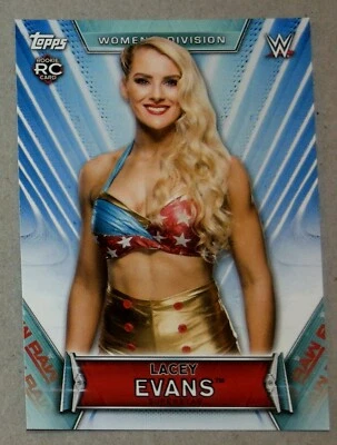 2019 Topps WWE Smackdown Live Womens Division Lacey Evans RC Rookie #6 - Image 1 of 2