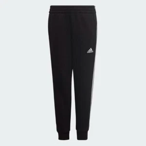 Pantalone Bimbi Adidas Sport Essentials 3 Stripes H65796 Nero - Foto 1 di 5