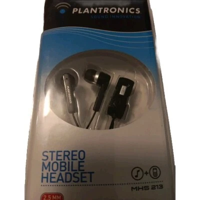 Plantronics MHS 113 Stereo Mobile Headset 2.5mm (IL/RT6-149-73671-01-NOB) - Image 1 of 3