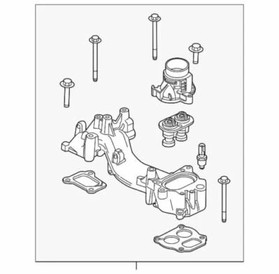 OEM NUEVO Ford 2011-2016 F-250/F-350 Super Duty tubo de derivación de agua BC3Z-8C368-B Foto 1 de 2