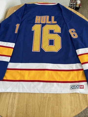 Brett Hull St. Louis Blues Jersey Size 50 Cover