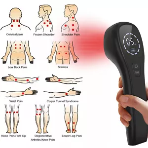 Kalte Lasertherapie LLLT 808 Infrarot Pain Relief Device Red Light Acuepuncture - Bild 1 von 12