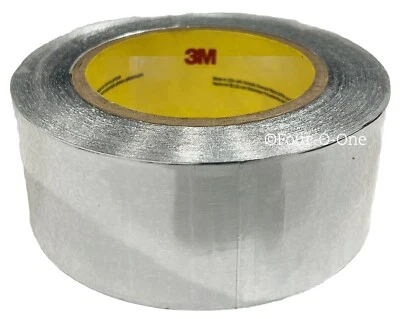3M Aluminum Foil Tape 425 – 2" x 60yd Silver – 4.6mil Thickness HVAC Tape - Image 1 of 2