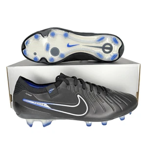 Nike Tiempo Legend 10 Elite FG Black Soccer Cleats Men's 7.5 DV4328-040 - NO LID - Picture 1 of 9