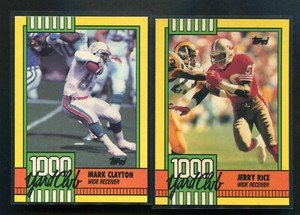 1990 Topps 1000 Yard Club Insert Complete Your Set You Pick
