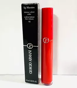 Giorgio Armani Lip Maestro Intense Velvet Color 0.22oz/6.5ml ~415 redwood, NIB - Picture 1 of 4