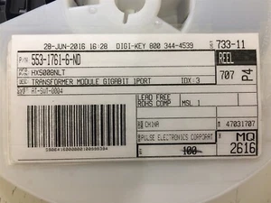 HX5008NLT PULSE HX5008NL TRANSFORMER MODULE GIGABIT 1PORT SMD ROHS 4 PIECES - Picture 1 of 1