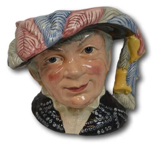 Taza Jarra Toby Vintage Royal Doulton Grande 7" Reina Perlada - Como Nueva - Imagen 1 de 4