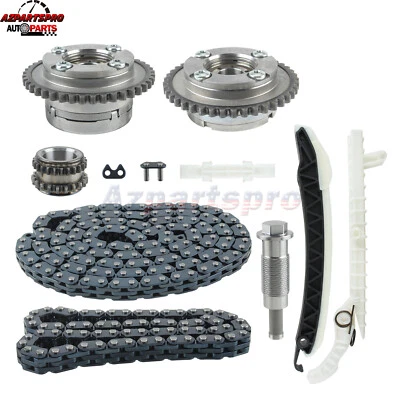 Kit de cadena de distribución par de engranajes VVT para Mercedes Benz CLA250 E250 GLK200 E200 C300  Foto 1 de 4
