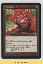 1996 Magic: The Gathering - Mirage Fire Diamond READ 0b5