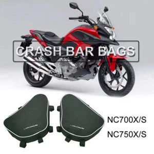 Bolsa de sillín de herramientas de barra de choque para motocicleta Honda NC700 NC750 NC750X NC750S - Imagen 1 de 7