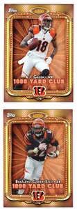 2013 Topps 1000 Yard Club Lot (2) A.J. Green Green-Ellis Cincinnati Bengals - Picture 1 of 1