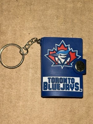 Unused Vintage 1998 Liward MLB Toronto Blue Jays Notepad PVC Book Keychain - Image 1 of 4