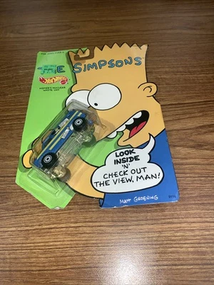 Bart Simpson Hot Wheels Car – The Simpsons – Mattel – Sealed - Image 1 of 4