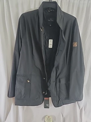 Chaqueta utilitaria Brooks Brothers talla XXL negra encerada forrada de campo - NUEVA Y ENVÍO GRATUITO Foto 1 de 4