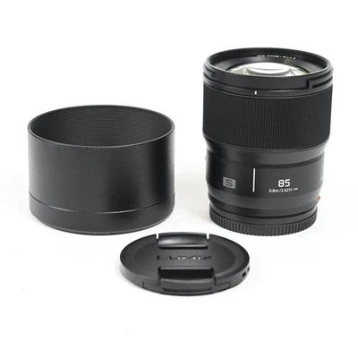 Panasonic Lumix S 85mm f1.8 L-Mount Full-Frame Lens S-S85 S Series Camera #466 - Image 1 of 4
