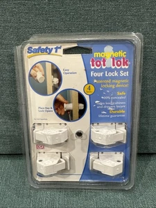Juego de cuatro cerraduras Safety 1st Magnetic Tot Lok - ¡Nuevo en paquete! - Imagen 1 de 12