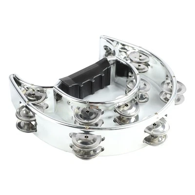 Tambourine Double Row 22cm Percussion Jingles Hand Instrument For Party - Image 1 of 4