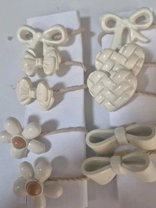 5 paires de croquants cheveux blanc cassé fille - Photo 1/1
