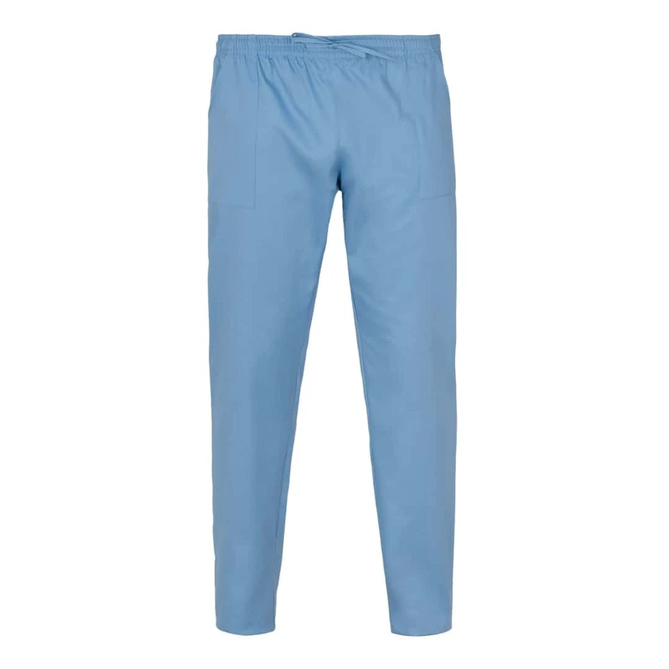 Pantalone Medico Unisex Rodi Azzurro Misto Cotone Giblor's - Divisa Infermiere - Immagine 1 di 1