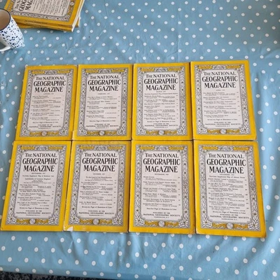 THE NATIONAL GEOGRAPHIC MAGAZINE X 8 1955 / VINTAGE /HISTORIC - Image 1 of 4