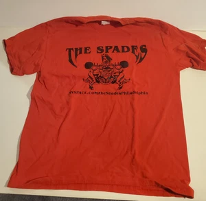 CAMISA THE SPADES PHILADELPHIA INDIE ROCK BAND ERA MYSPACE TALLA ADULTO MEDIANA - Imagen 1 de 2