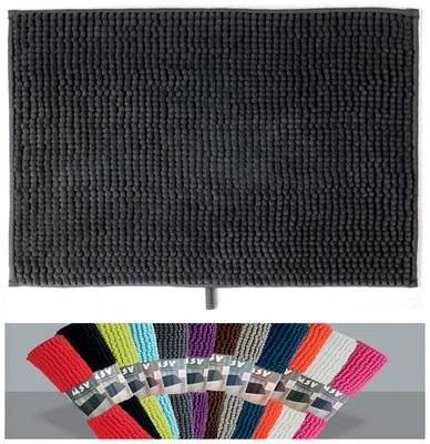 MSV Chenille Badematte Badteppich Badvorleger Duschvorleger Badeteppich weich - Bild 1 von 4