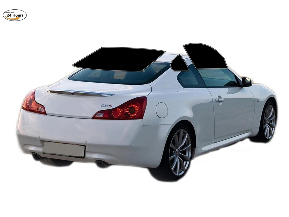 Kit de filme colorido para janela PreCut 2 camadas para 2008-2013 Infiniti G37 Coupe 2 portas - Imagem 1 de 4