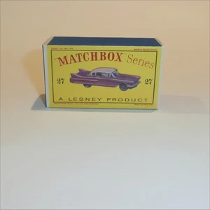 Matchbox Lesney 27c Cadillac Sixty Special Empty D Style Repro Box - Picture 1 of 4