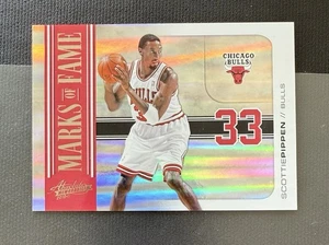 2010-11 Absolute Memorabilia - Marks of Fame Scottie Pippen #9 Spectrum /100 - Picture 1 of 2