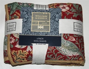 2 William Morris Quilted Shams Varied Sizes & Floral Designs You Choose NWT - Picture 1 of 6