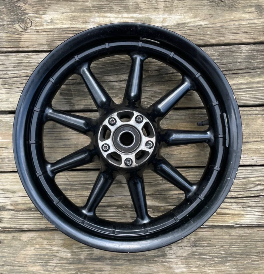 2000-2007 Harley Davidson Touring Road King Electra Front 9 Spoke 16X3 Wheel Rim Foto 1 de 4