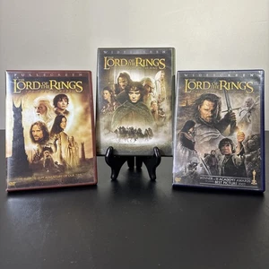 Lord of the Rings Trilogy 6 DVD Set Fullscreen Special Features Colored Cases - Imagen 1 de 17